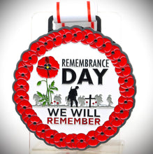 Load image into Gallery viewer, Remembrance Day 2024. 2k,5k,10k,half,marathon